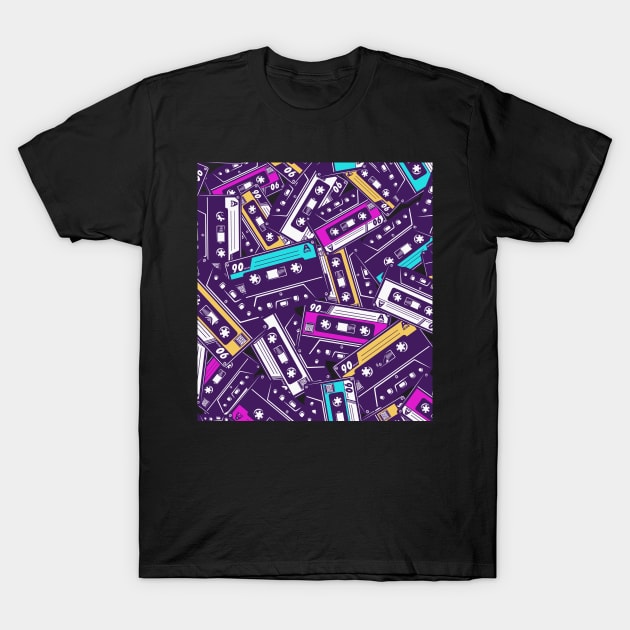 CASSETTE PATTERN #3 T-Shirt by RickTurner